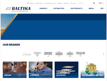 Tablet Screenshot of eng.baltika.ru